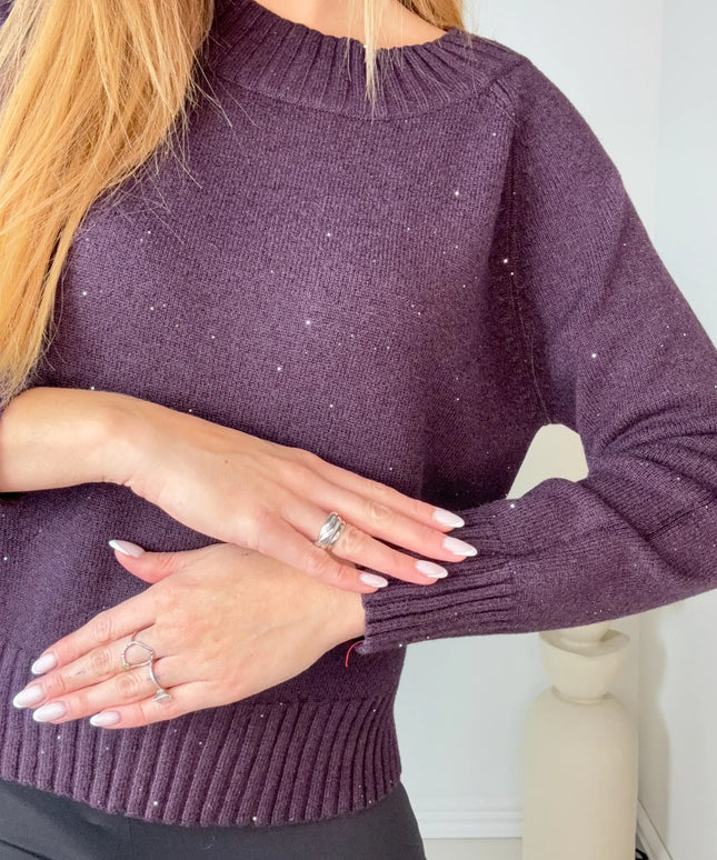 SWETER CORTEZ ŚLIWKA - BLUMANIA