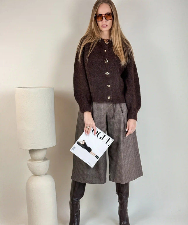 SWETER ELSE CZEKOLADOWY - BLUMANIA