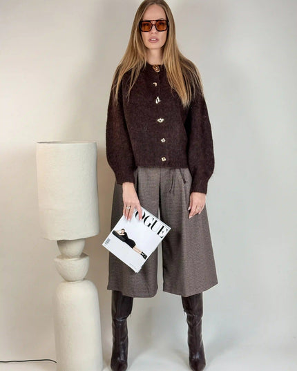 SWETER ELSE CZEKOLADOWY - BLUMANIA