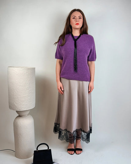 SWETER GAJA LILA - BLUMANIA