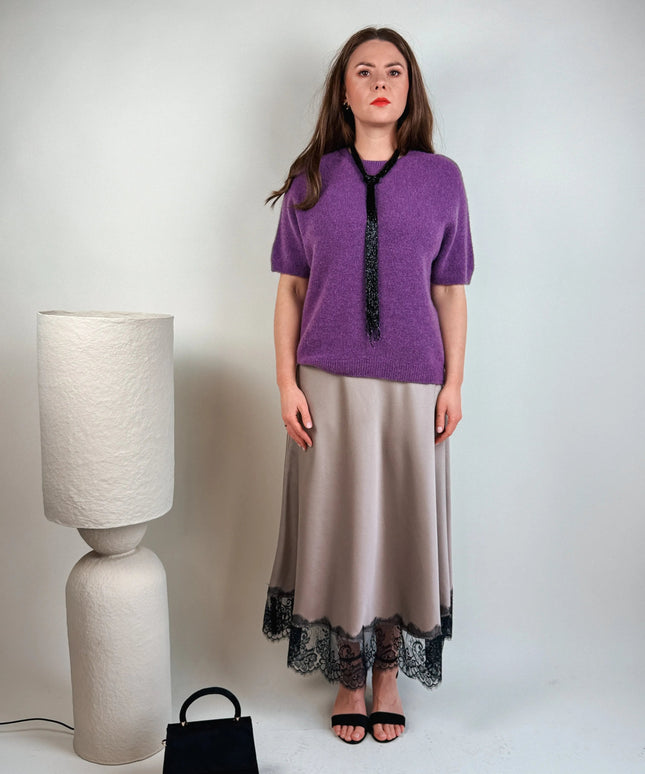 SWETER GAJA LILA - BLUMANIA