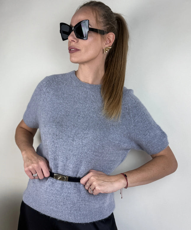 SWETER GAJA POPIEL - BLUMANIA