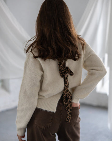 SWETER MUSSY ŚMIETANKOWY - BLUMANIA