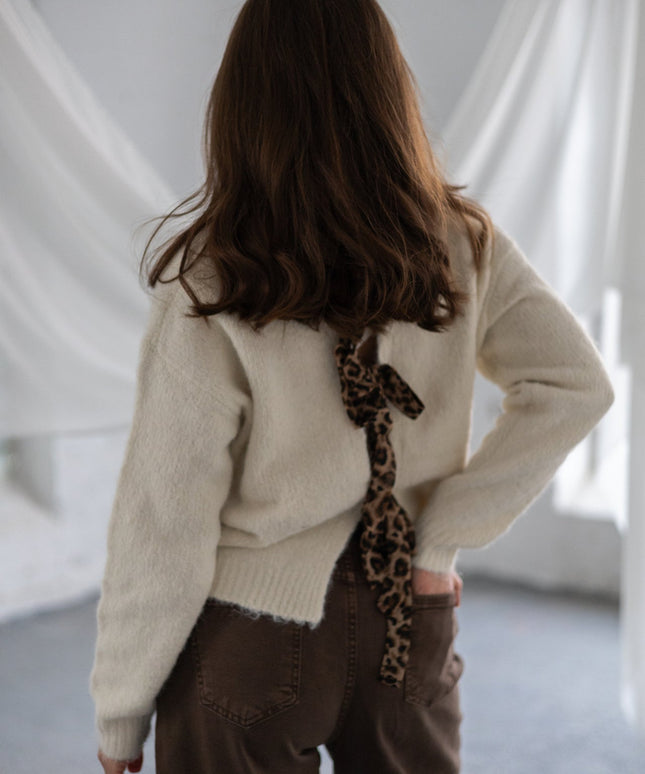 SWETER MUSSY ŚMIETANKOWY - BLUMANIA