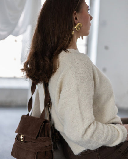 SWETER MUSSY ŚMIETANKOWY - BLUMANIA