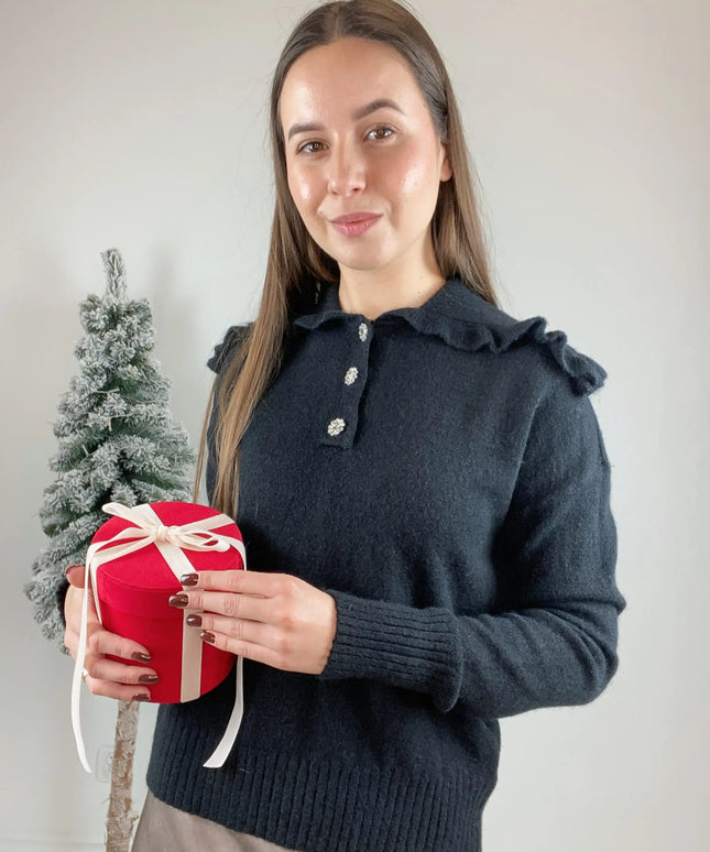 SWETER ORLANDO LEMONADA CZARNY - BLUMANIA