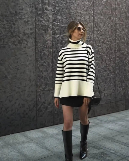 SWETER PASIAK Z GOLFEM - BLUMANIA