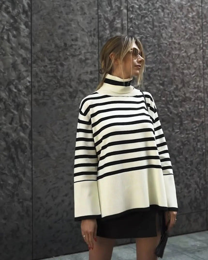 SWETER PASIAK Z GOLFEM - BLUMANIA