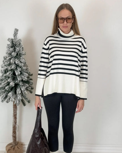 SWETER PASIAK Z GOLFEM - BLUMANIA