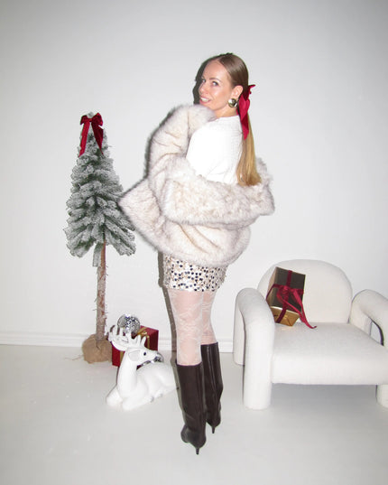 SWETER RUMBA KREMOWY - BLUMANIA