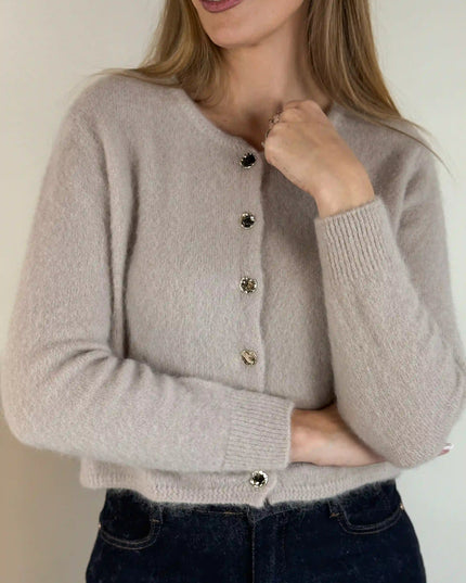 SWETER SANTI BEŻOWY - BLUMANIA