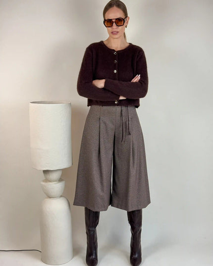 SWETER SANTI CZEKOLADOWY - BLUMANIA