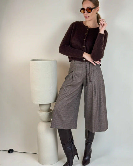 SWETER SANTI CZEKOLADOWY - BLUMANIA