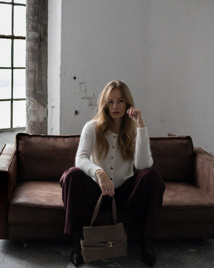 SWETER SANTI ŚMIETANKOWY - BLUMANIA