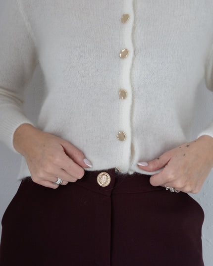 SWETER SANTI ŚMIETANKOWY - BLUMANIA