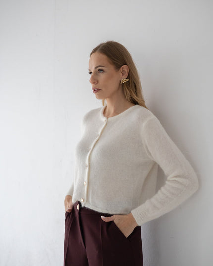 SWETER SANTI ŚMIETANKOWY - BLUMANIA
