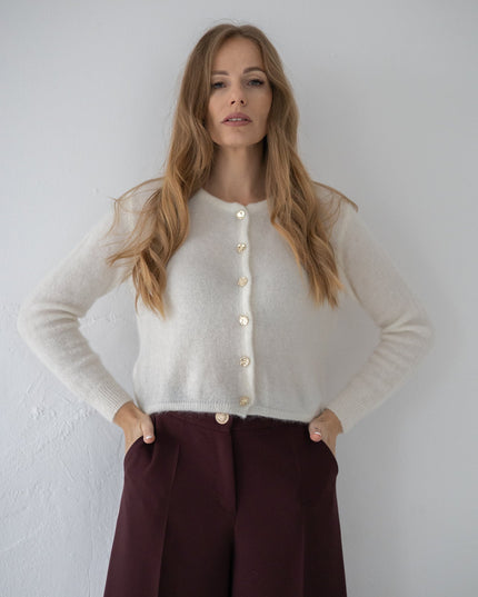 SWETER SANTI ŚMIETANKOWY - BLUMANIA