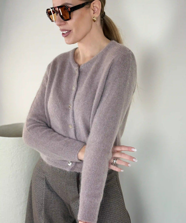 SWETER SANTI TAUPE - BLUMANIA