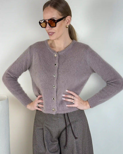 SWETER SANTI TAUPE - BLUMANIA