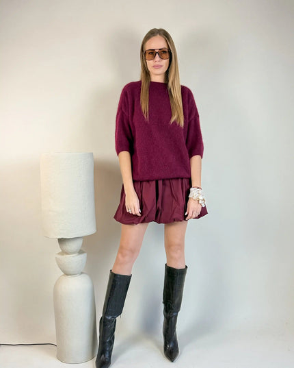 SWETER TIMOTHY BURGUNDOWY - BLUMANIA