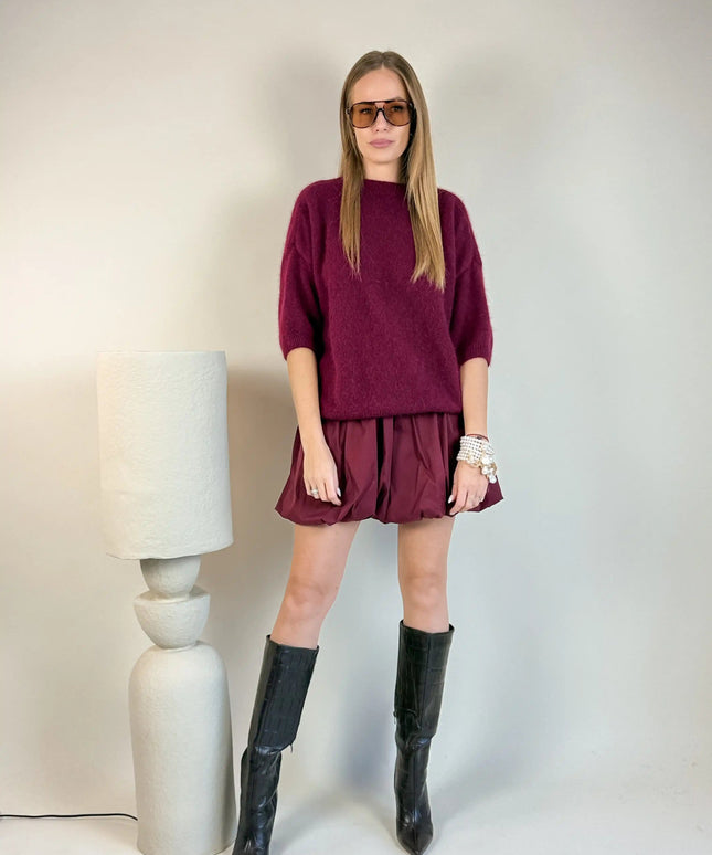 SWETER TIMOTHY BURGUNDOWY - BLUMANIA