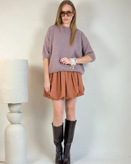 SWETER TIMOTHY TAUPE - BLUMANIA