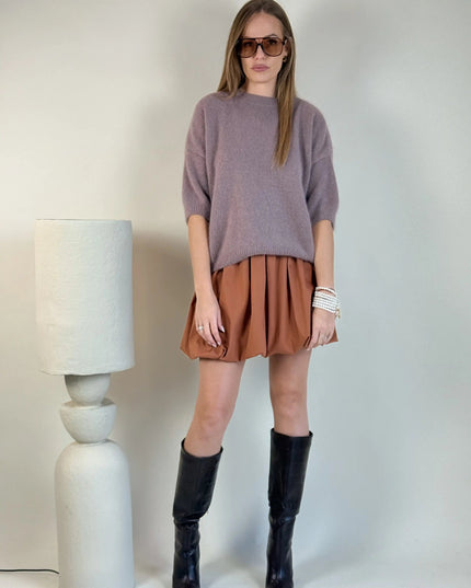 SWETER TIMOTHY TAUPE - BLUMANIA