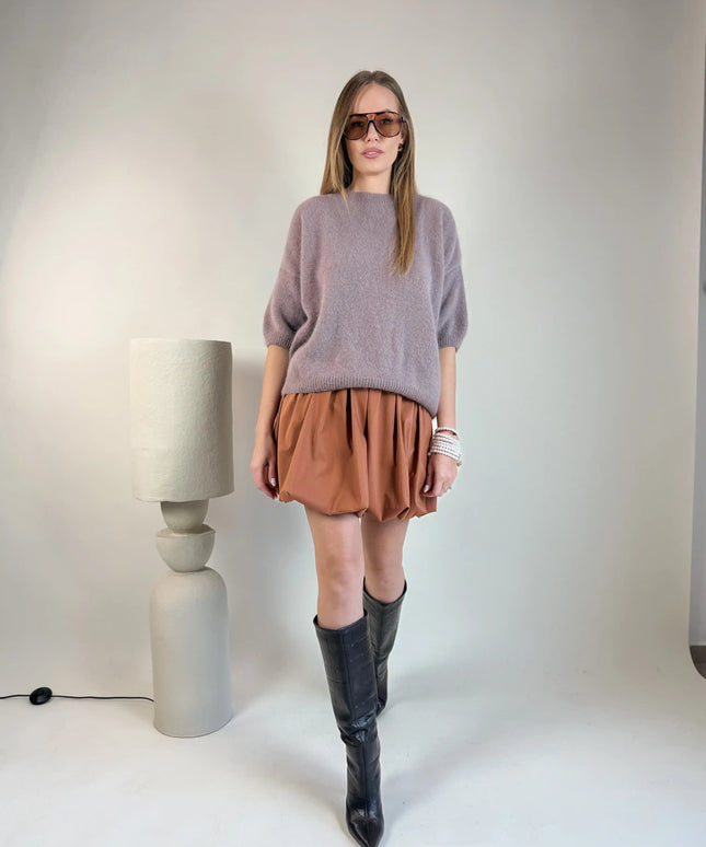 SWETER TIMOTHY TAUPE - BLUMANIA