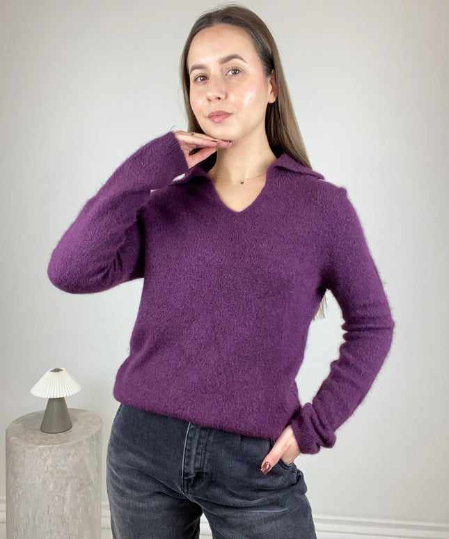 SWETER VANESSA ŚLIWKA - BLUMANIA