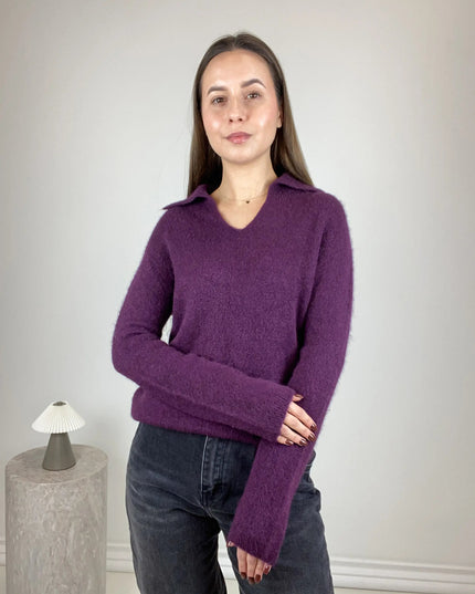 SWETER VANESSA ŚLIWKA - BLUMANIA