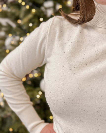 SWETER Z GOLFEM SHINE LEMONADA KREMOWY - BLUMANIA