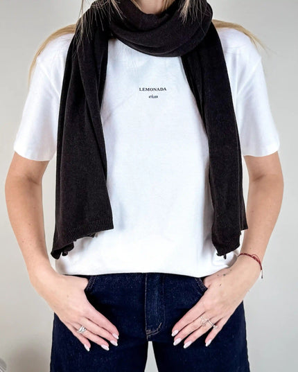 SZAL KASZMIR CZEKOLADOWY - BLUMANIA