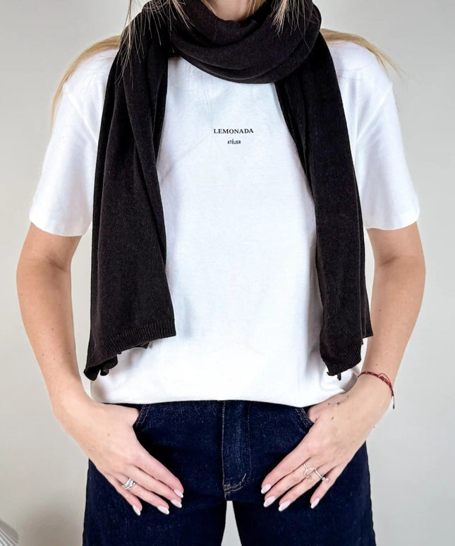 SZAL KASZMIR CZEKOLADOWY - BLUMANIA