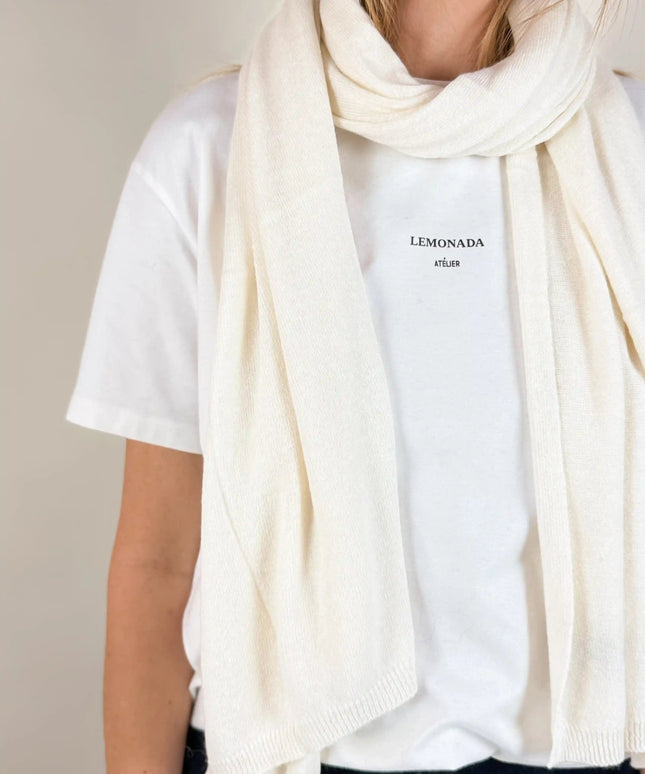 SZAL KASZMIR ŚMIETANKOWY - BLUMANIA