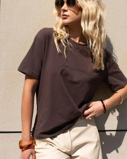 SZORTY MELANIA Z EKOSKÓRY LEMONADA BEŻ - BLUMANIA