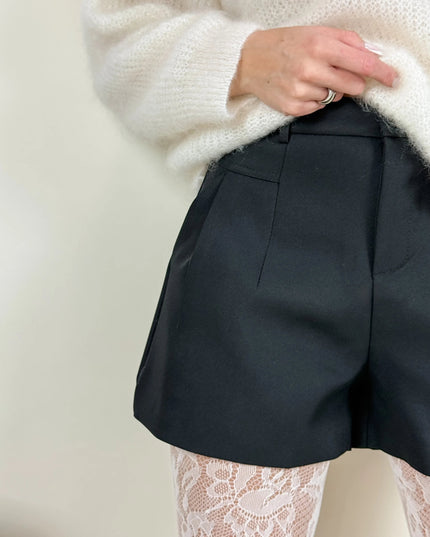 SZORTY RACHEL CZARNE - BLUMANIA