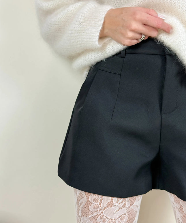 SZORTY RACHEL CZARNE - BLUMANIA