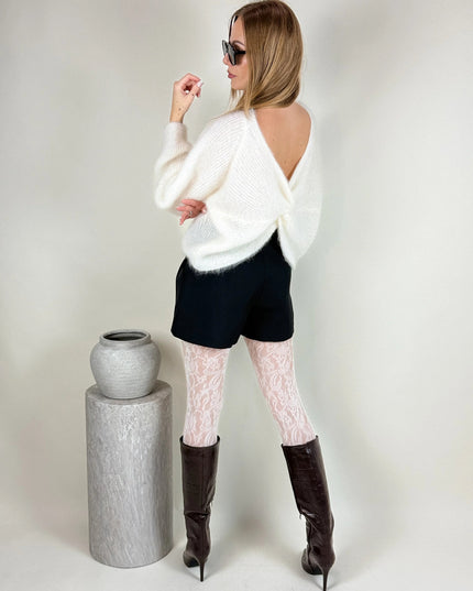 SZORTY RACHEL CZARNE - BLUMANIA