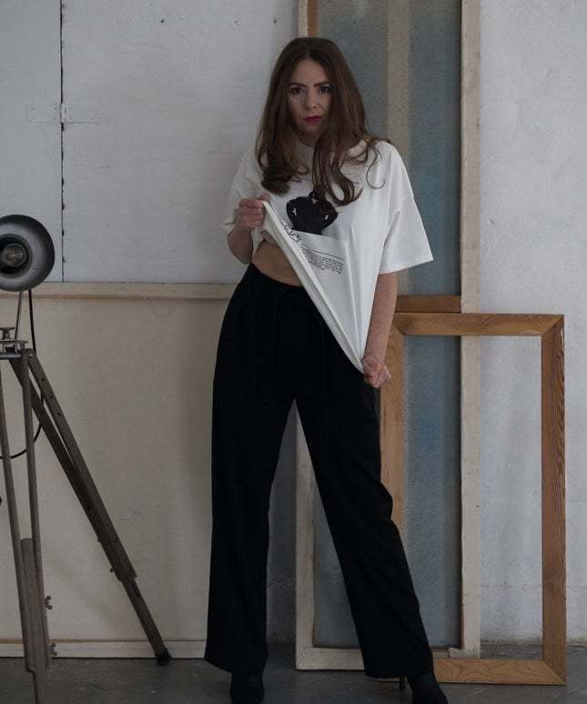 T - SHIRT ELIZZ BIAŁY - BLUMANIA