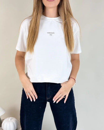 T - SHIRT LEMONADA ATELIER BIAŁY - BLUMANIA