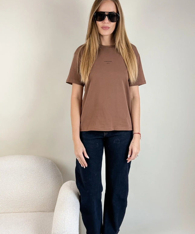 T - SHIRT LEMONADA ATELIER BRĄZOWY - BLUMANIA