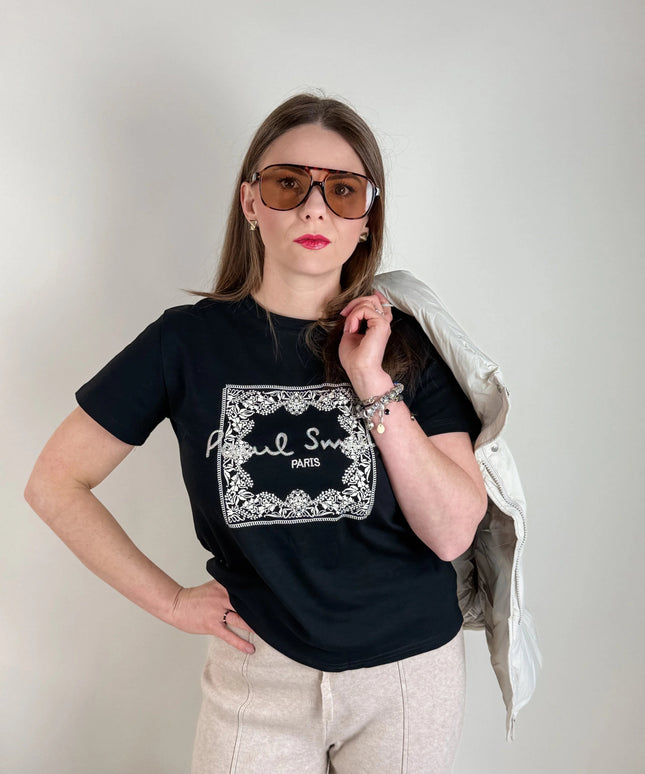 T - SHIRT POUL CZARNY - BLUMANIA