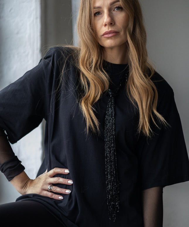 T - SHIRT WERA CZARNY - BLUMANIA