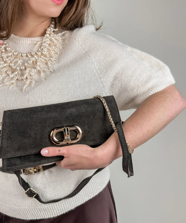 TOREBKA ZE SKÓRY NATURALNEJ BELLA CZEKOLADOWA - BLUMANIA