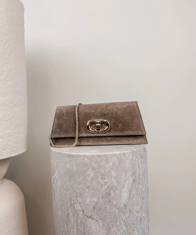 TOREBKA ZE SKÓRY NATURALNEJ BELLA TAUPE - BLUMANIA