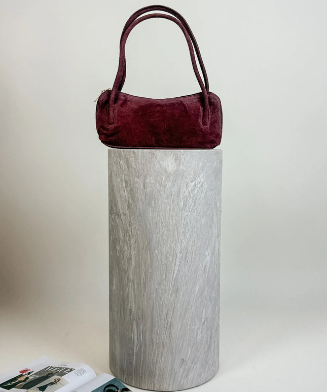 TOREBKA ZE SKÓRY NATURALNEJ LUNA BORDOWA - BLUMANIA