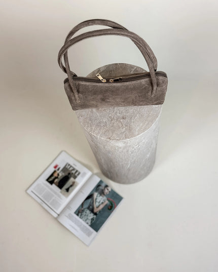 TOREBKA ZE SKÓRY NATURALNEJ LUNA TAUPE - BLUMANIA