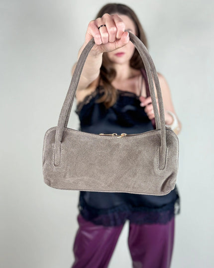 TOREBKA ZE SKÓRY NATURALNEJ LUNA TAUPE - BLUMANIA